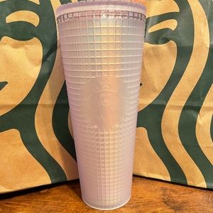 COPY - 2021 Starbucks Icy Lilac Studded Bling 24oz Tumbler Christmas Holiday Ve…